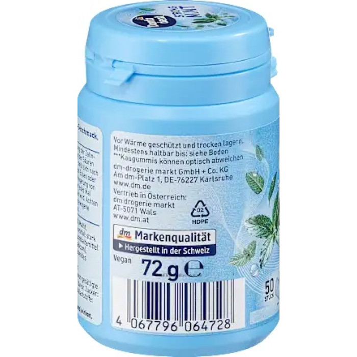 Dontodent Strong Mint Жевательная резинка с ксилитом, 50 шт.